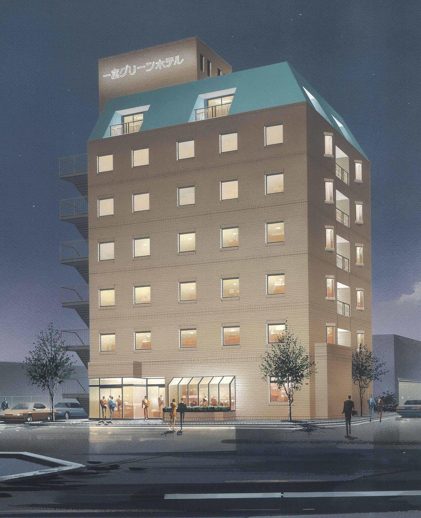 Ichinomiya Green Hotel Zewnętrze zdjęcie